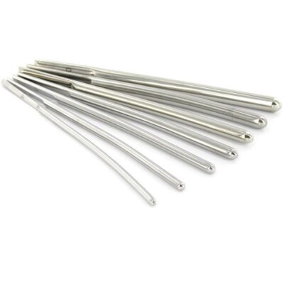 Dilatador uretra acero 9mm metal hard caliente. Pt