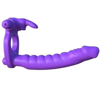 FANTASY C-RINGZ SILICONE DOUBLE VIBRATOR COELHO