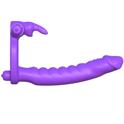 Alternative view of FANTASY C-RINGZ SILICONE DOUBLE VIBRATOR COELHO