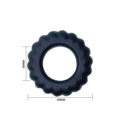 Baile titan cockring preto 2cm baile for him caliente. Pt