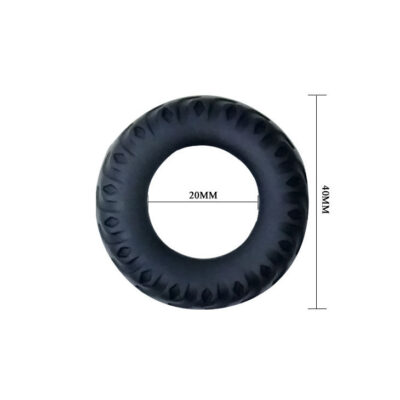Baile titan cockring preto verde 2cm baile for him caliente. Pt