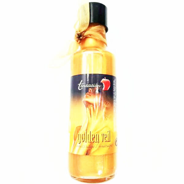 Tentacion oil massage golden veil 100 ml tentaciones caliente. Pt