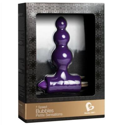 Alternative view of ESTIMULADOR ANAL PETITE SENSATIONS BUBBLES - ROCKS OFF- ROXO