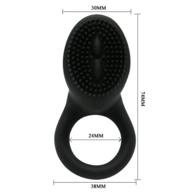 Anel vibrante pretty love cobra - preto pretty love male caliente. Pt