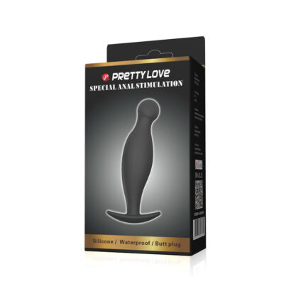 Plugue anal de silicone bonito amor estimulação extra 11,7 cm pretty love bottom caliente. Pt
