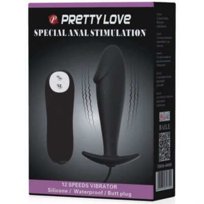 Pretty love plug anal de silicone inferior design do pênis 12 modos de vibração pretty love bottom caliente. Pt