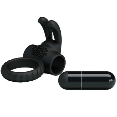 Anel vibrador de pretty love eudora com coelho pretty love male caliente. Pt