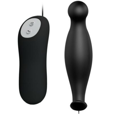 Alternative view of PRETTY LOVE PLUG ANAL SILICONA  12 MODOS VIBRACION  NEGRO