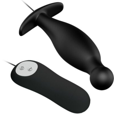 Pretty love bottom - plug anal de silicone estimulação extra 12 velocidades controle remoto pretty love bottom caliente. Pt