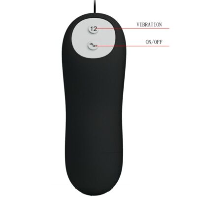 Pretty love bottom - plug anal de silicone estimulação extra 12 velocidades controle remoto pretty love bottom caliente. Pt