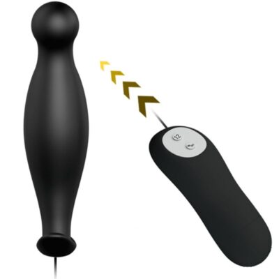 Pretty love bottom - plug anal de silicone estimulação extra 12 velocidades controle remoto pretty love bottom caliente. Pt