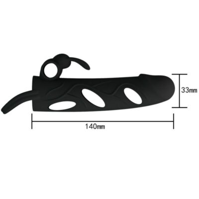 Bonito amor vibrando manga de silicone 14 cm pretty love male caliente. Pt