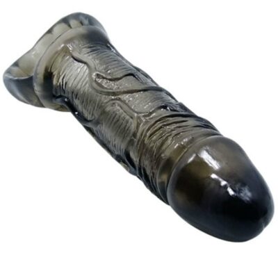 Capa de extensão homem pênis e correia 11,5 cm baile for him caliente. Pt