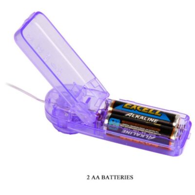 Borboleta vibrante com controle remoto roxo baile stimulating caliente. Pt