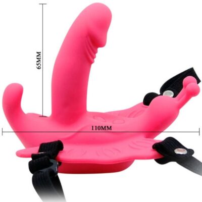 Cheio de borboleta ultra apaixonado com controle remoto baile stimulating caliente. Pt