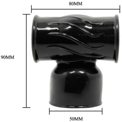 Cabeça de potência - pênis de cabeça de massageador de varinha intercambiável estimulando baile power head caliente. Pt