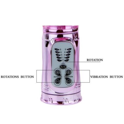 Multifunção de vibrador recarregável com borboleta de rapido estimulante de clit baile rotations caliente. Pt