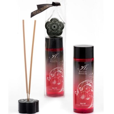 Alternative view of EXTASE SENSUEL HOT OIL STRAWBERRY 100ML