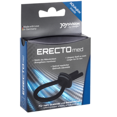 Erecto med silicone black ring - m joydivision potenzduo caliente. Pt