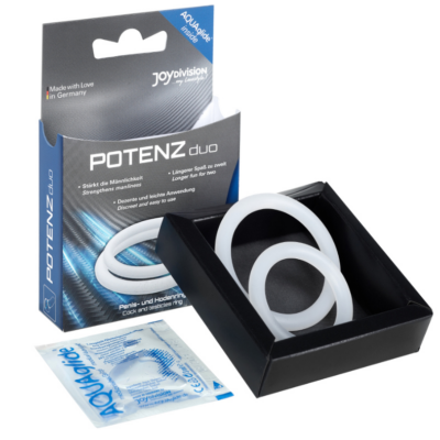 Alternative view of POTENZ DUO RINGS BRANCO - M