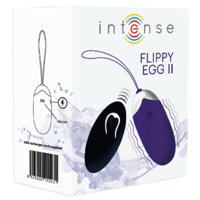 Intense flippy ii vibrante ovo com controle remoto roxo intense couples toys caliente. Pt