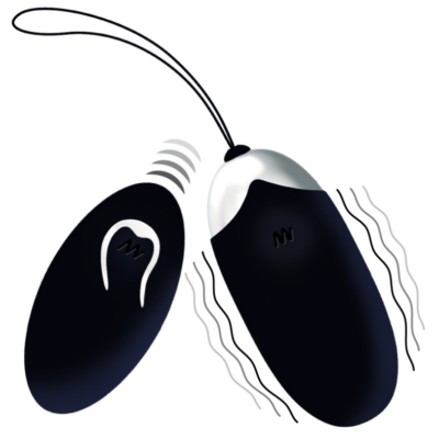 Alternative view of INTENSO FLIPPY II VIBRANTE OVO COM CONTROLE REMOTO PRETO