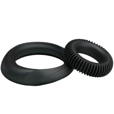 KIT 2 ANILLOS SILICONA RING MANHOOD 9 Kit anéis de silicone manhood baile for him caliente. Pt