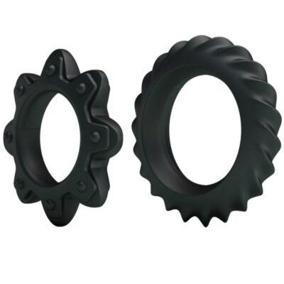 Alternative view of KIT 2 ANILLOS SILICONA RING FLOWERING