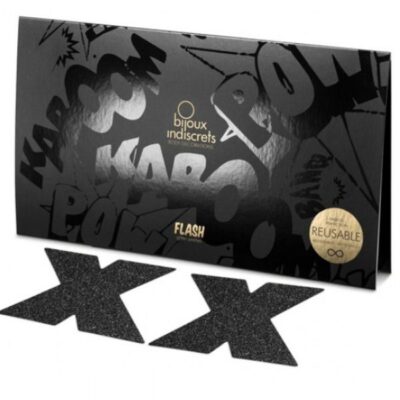 Bijoux pezoneras flash cross black bijoux flash collection caliente. Pt