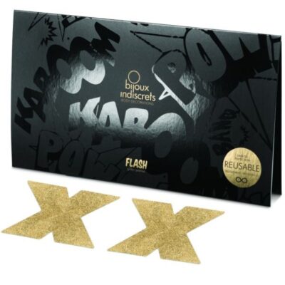 Bijoux pezoneras flash cross gold bijoux flash collection caliente. Pt