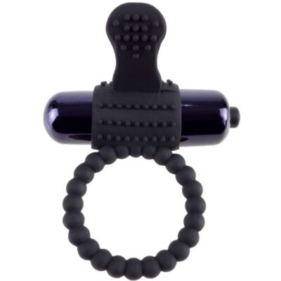 Alternative view of ANEL VIBRANTE DE SILICONE PRETO FANTASY C-RING