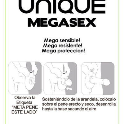 Alternative view of UNIQ MEGASEX LATEX FREE SENSITIVE CONDOMS 3 UNITS