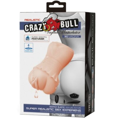 Crazy bull - masturbador água pele vagina com balas vibrantes crazy bull caliente. Pt
