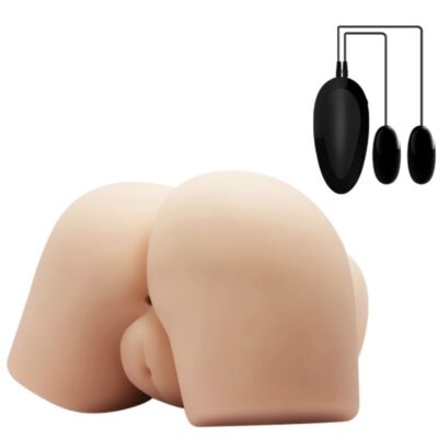 Alternative view of CRAZY BULL - ÂNUS REALÍSTICO E VAGINA COM POSTURA DE VIBRAÇÃO 4