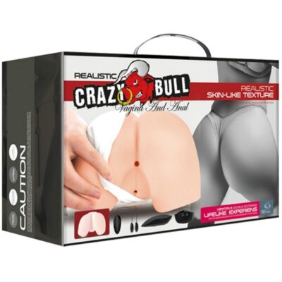 Crazy bull - ânus realístico e vagina com postura de vibração 4 crazy bull caliente. Pt