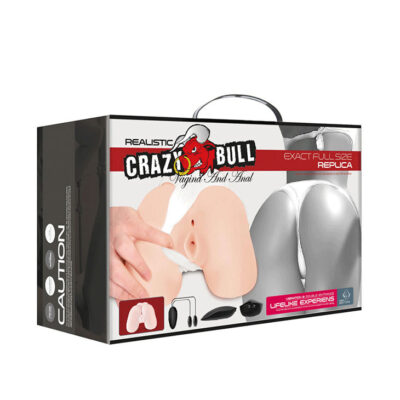 Crazy bull - ânus realista e vagina com postura de vibração 5 crazy bull caliente. Pt
