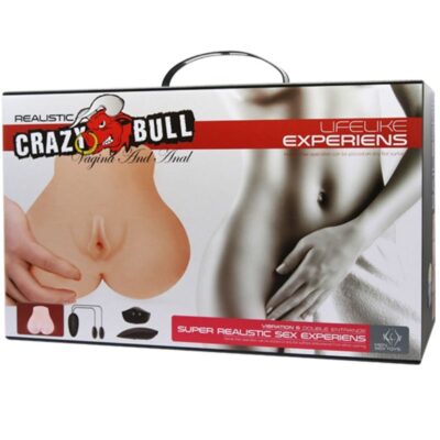 Crazy bull - ânus realístico e vagina com postura de vibração 7 crazy bull caliente. Pt
