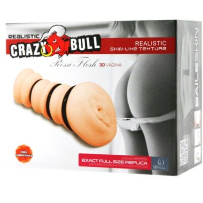 Crazy bull - manga masturbando com anéis - modelo 2 de vagina crazy bull caliente. Pt