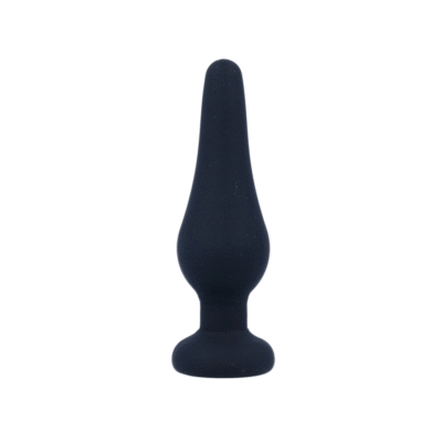Plugue anal intenso pipo s silicone preto 9,8 cm intense anal toys caliente. Pt