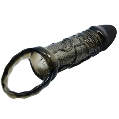 Manga de pênis de silicone baile com correias de esfera 13,5 cm baile for him caliente. Pt
