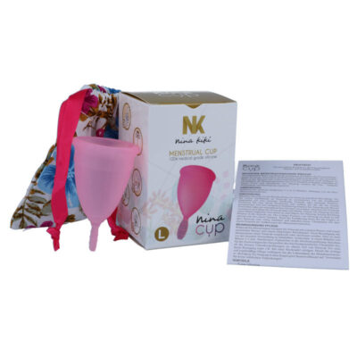Alternative view of NINA CUP MENSTRUAL CUP TAMANHO L ROSA
