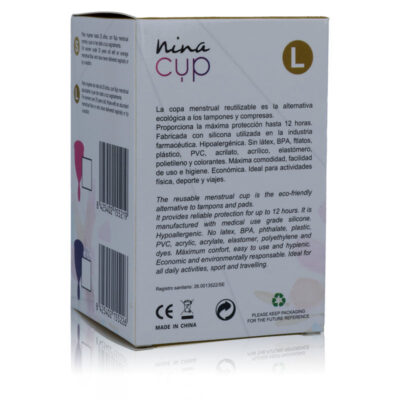 Nina cup menstrual cup tamanho rosa l nina kikí caliente. Pt