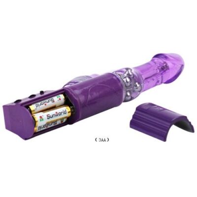 Roxo da pérola de coelho quente da senhora. Baile rotations caliente. Pt