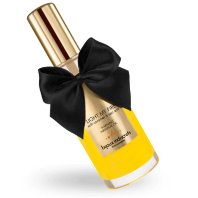 Acende meu fogo óleo de aquecimento de caramelo macio bijoux love cosmetiques caliente. Pt