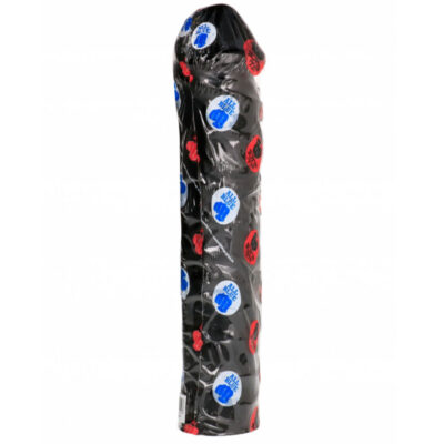 Tudo preto - dildo macio com punho gigante 32 cm all black caliente. Pt
