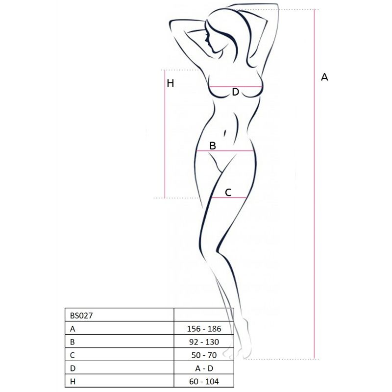 PASSION WOMAN BS027 VESTIDO DE BODYSTOCKING ESTILO RED ONE SIZE 3 Passion woman bs027 vestido de bodystocking estilo red one size - image 2