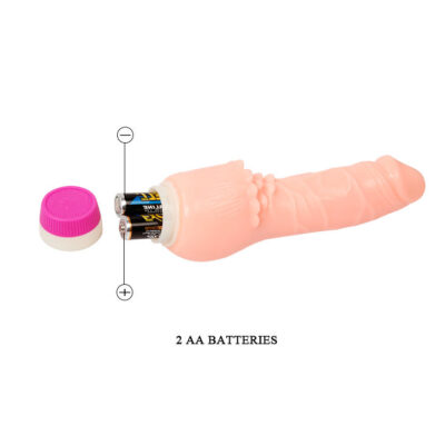 Alternative view of BAILE WAVES OF PLEASURE REALISTIC VIBRATING 19.5CM