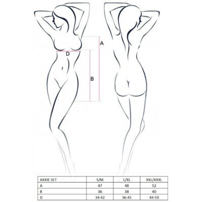 Alternative view of CONJUNTO DE TRAJE DA MULHER PAIXÃO AKKIE NURSE L / XL