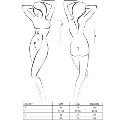 Alternative view of passion woman zoe set size s / m