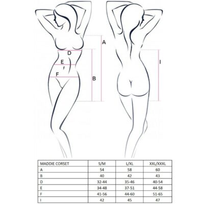 Alternative view of paixão mulher maddie corset black s / m